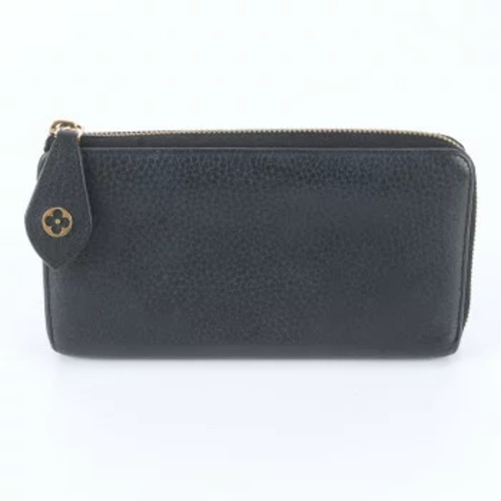 Louis Vuitton Portefeuille Comet Taurillon Leather Long Wallet Blue